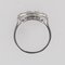 Art Deco French Diamonds Platinum Rectangular Ring, 1925 16
