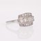 Art Deco French Diamonds Platinum Rectangular Ring, 1925 11