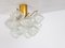 Petite Pagoda Glass Flush Mount attributed to Kalmar, Austria, 1960s, Image 2