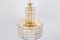 Chandelier, Brass and Crystal Glass attributed to Kinkeldey, Germany, 1970s, Image 5