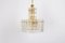 Chandelier, Brass and Crystal Glass attributed to Kinkeldey, Germany, 1970s 8