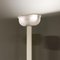 Modern Italian White Metal and Knurled Glass Floor Lamp, 1980s 13