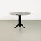 Italian Coffee Table with Oval Marble Top and Metal Legs, 1970s 2