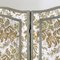 Italian Floral Fabric Folding Screen with Wooden Feet, 1940s, Image 12