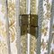 Paravento in tessuto floreale con piedini in legno, Italia, anni '40, Immagine 7