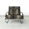 Italian Modern Tiger Print Rocking Armchair Ellipse Renato Zevi for Selig, 1970s 3