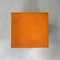 Table Basse Moderne en Plastique Orange avec Plateau en Verre Acrylique Transparent, Italie 8