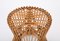 Mid-Century French Riviera Stool in Rattan and Woven Wicker, 1960s 9