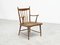 Dutch Rattan and Oak Lounge Easy Chair, 1960s, Image 1