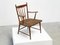 Dutch Rattan and Oak Lounge Easy Chair, 1960s 8
