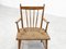 Dutch Rattan and Oak Lounge Easy Chair, 1960s, Image 10