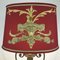 Bronze Lounge Lamp with Ancient Embroidery, 1950s 6