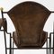 Französische Mid-Century Leder & Eisen Sessel im Stil von Jacques Adnet, 1950er, 2er Set 13