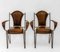 Mid-Century French Leather & Iron Armchairs in the style of Jacques Adnet, 1950s, Set of 2 4