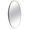 Mid-Century Modern Brass Oval Wall Mirror by Gio Ponti, 1950s, Image 1