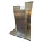 Space Age Chromed Metal Italian Square Table Lamp, 1970s 11