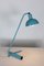 Hellblaue Italienische Tischlampe, 1960er 9