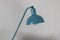 Hellblaue Italienische Tischlampe, 1960er 10