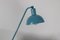 Lámpara de mesa italiana en azul claro, años 60, Imagen 10