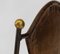 Butacas francesas Mid-Century de cuero y hierro al estilo de Jacques Adnet, años 50. Juego de 4, Imagen 24