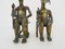 African Bronze Statues of the King & Queen of Benin, 1950s, Set of 2 6