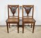 Antique Mahogany Chairs, Set of 2 1