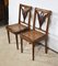 Antique Mahogany Chairs, Set of 2 3