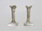 Silver-Plated Corinthian Candlesticks, 1920s, Set of 2, Image 1