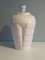 Lámpara de mesa vintage de cerámica blanca, años 80, Imagen 6