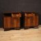 Art Deco Style Bedside Tables, 1950s, Set of 2 3