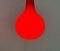 Lámparas colgantes alemanas Mid-Century de vidrio rojo de Peill & Putzler, años 60. Juego de 2, Imagen 18