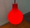 Mid-Century German Red Glass Pendant Lamps from Peill & Putzler, 1960s, Set of 2 11