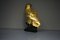 Figura di gufo in 24 carati dorato, anni 2000, Immagine 5