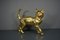 Figuras de gatos en dorado de 24 kt, década de 2000. Juego de 2, Imagen 8