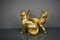 Cat Figures in 24 Karat Gilt, 2000s, Set of 2 1