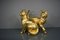 Figuras de gatos en dorado de 24 kt, década de 2000. Juego de 2, Imagen 1
