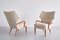 Danish Armchairs in Lelièvre Bouclé, Oak and Teak, 1956, Set of 3, Image 5