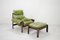 Model MP 041 Lime Green Leather Lounge Chair & Ottoman from Percival Lafer, 1961, Image 20