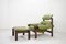 Model MP 041 Lime Green Leather Lounge Chair & Ottoman from Percival Lafer, 1961 29