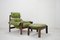 Model MP 041 Lime Green Leather Lounge Chair & Ottoman from Percival Lafer, 1961 19