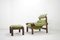 Fauteuil Lounge Model MP 041 Vert Citron en Cuir et Ottomane de Percival Lafer, 1961 34