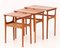 Tavolini ad incastro di Erling Torvits per Heltborg Furniture, set di 3, Immagine 3