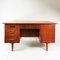 Scrivania Mid-Century a due lati in teak, anni '60, Immagine 1