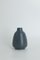 Small Mid-Century Scandinavian Modern Collectible Stoneware Vase No. 117 by Gunnar Borg for Höganäs Ceramics, 1960s 1