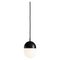 Medium Black Dot Pendant Lamp by Rikke Frost 1