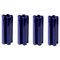 Medium Blue Ceramic Kyo Star Vases by Mazo Design, Set of 4, Image 1