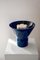 Vases KYO Moyen en Céramique Bleue par Mazo Design, Set de 2 4
