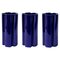 Grands Vases KYO Star en Céramique Bleue par Mazo Design, Set de 3 1