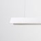 Small Misalliance Ral Pure White Suspended Light by Lexavala 4