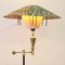 French Tripod Floor Lamp with Abstract Shade, 1950s 2
